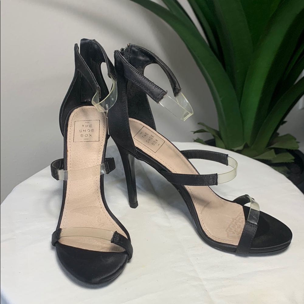 Black Strappy Heels